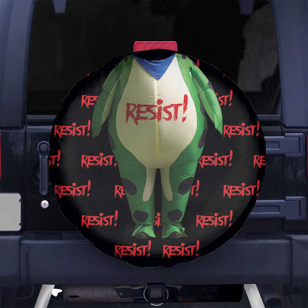 Resist Portland Frog Spare Tire Cover Funny Political Costume - Wonder Print Shop