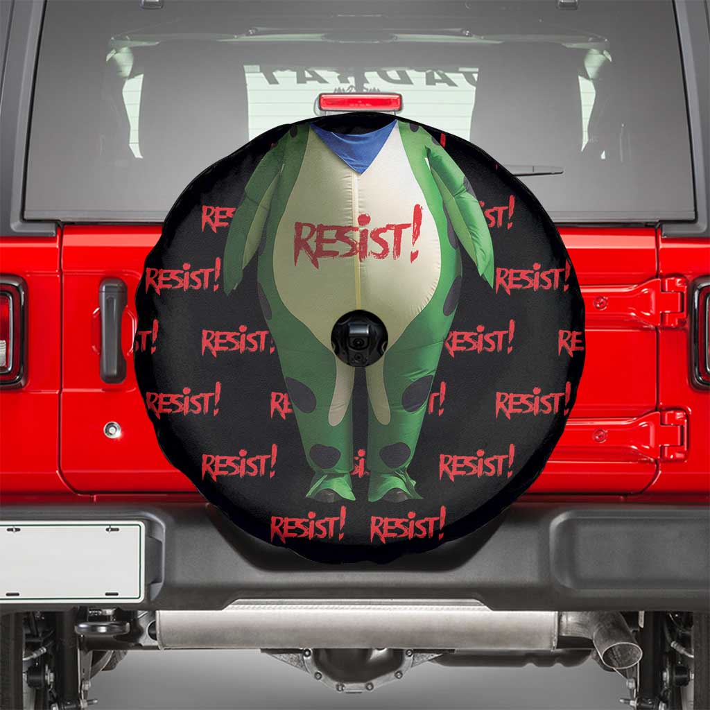 Resist Portland Frog Spare Tire Cover Funny Political Costume - Wonder Print Shop