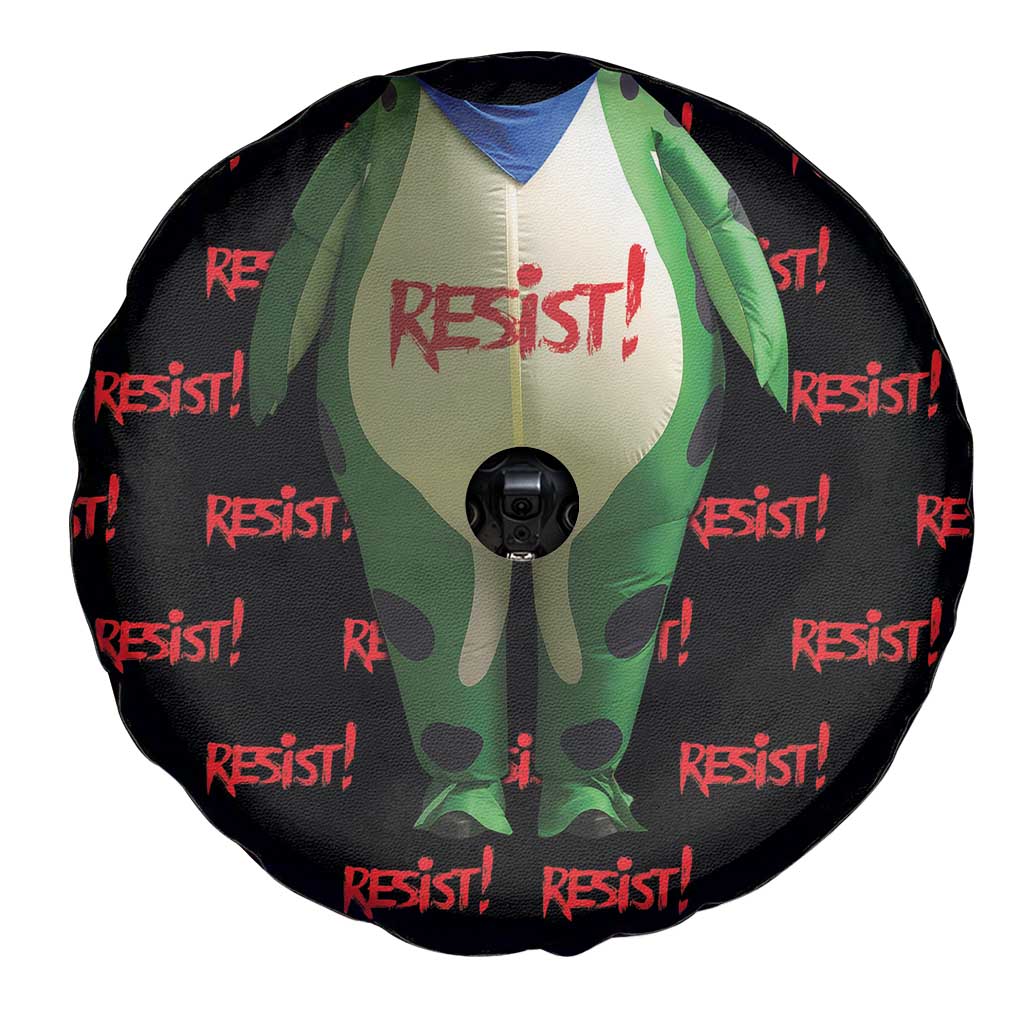 Resist Portland Frog Spare Tire Cover Funny Political Costume - Wonder Print Shop