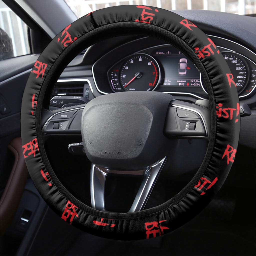 Resist Portland Frog Steering Wheel Cover Funny Political Costume - Wonder Print Shop