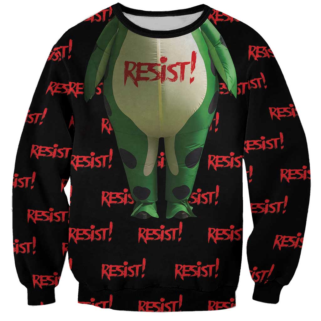 Resist Portland Frog Sweatshirt Funny Political Costume - Wonder Print Shop