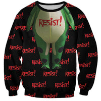 Resist Portland Frog Sweatshirt Funny Political Costume - Wonder Print Shop