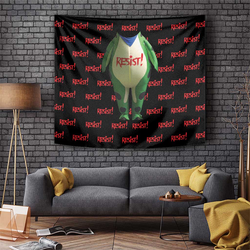 Resist Portland Frog Tapestry Funny Political Costume - Wonder Print Shop