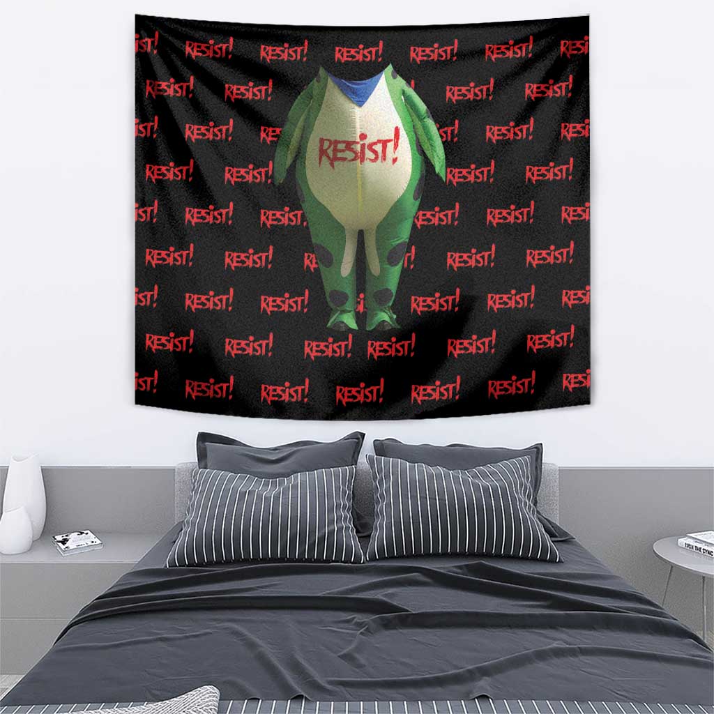 Resist Portland Frog Tapestry Funny Political Costume - Wonder Print Shop