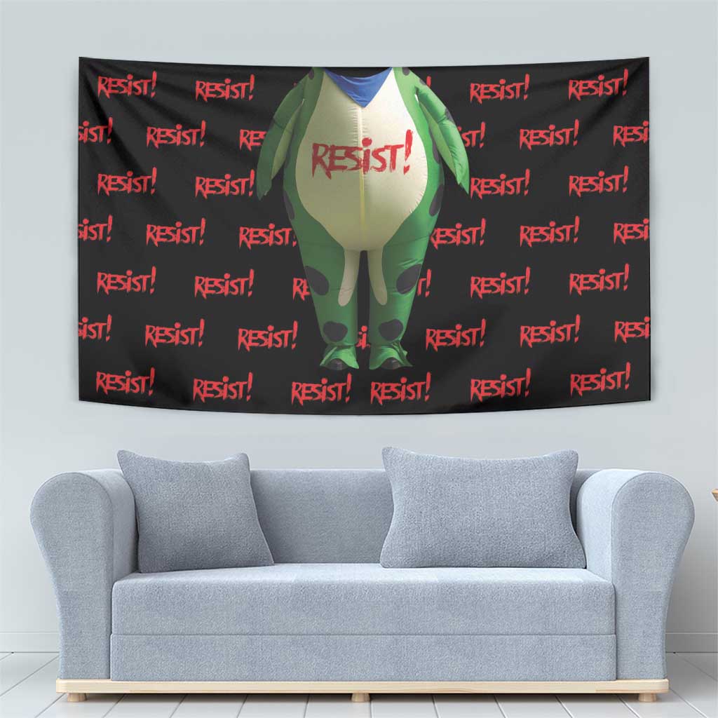 Resist Portland Frog Tapestry Funny Political Costume - Wonder Print Shop