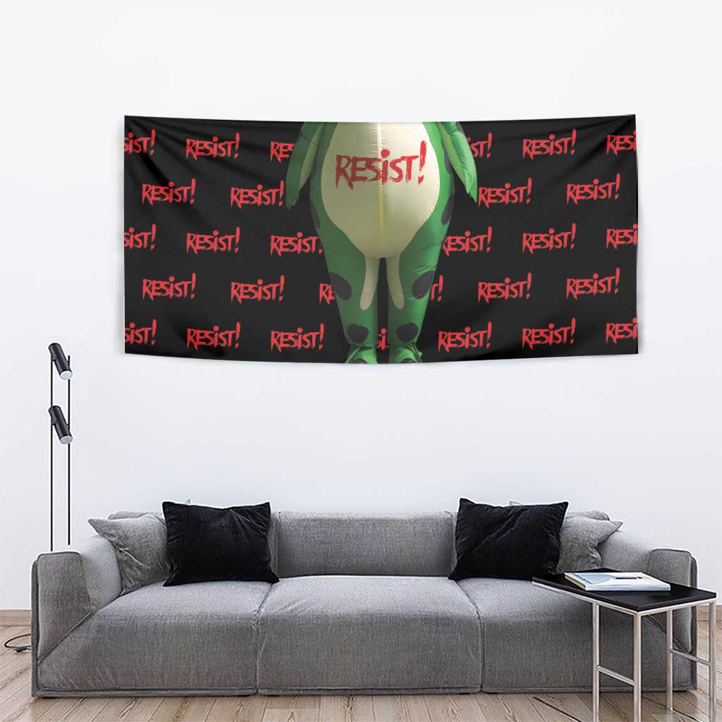 Resist Portland Frog Tapestry Funny Political Costume - Wonder Print Shop