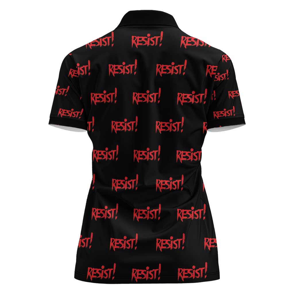 Resist Portland Frog Women Polo Shirt Funny Political Costume - Wonder Print Shop