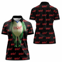 Resist Portland Frog Women Polo Shirt Funny Political Costume - Wonder Print Shop