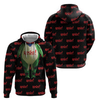 Resist Portland Frog Zip Hoodie Funny Political Costume - Wonder Print Shop