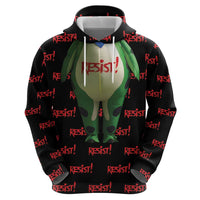 Resist Portland Frog Zip Hoodie Funny Political Costume - Wonder Print Shop
