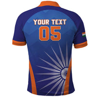 Custom India Cricket Polo Shirt Go Champions Men In Blue LT05 - Wonder Print Shop