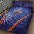 India Cricket Quilt Bed Set Go Champions Men In Blue LT05 - Wonder Print Shop