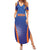 Custom India Cricket Summer Maxi Dress Go Champions Men In Blue LT05 - Wonder Print Shop