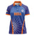 Custom India Cricket Women Polo Shirt Go Champions Men In Blue LT05 - Wonder Print Shop