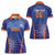 Custom India Cricket Women Polo Shirt Go Champions Men In Blue LT05 - Wonder Print Shop