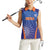 Custom India Cricket Women Sleeveless Polo Shirt Go Champions Men In Blue LT05 - Wonder Print Shop