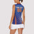 Custom India Cricket Women Sleeveless Polo Shirt Go Champions Men In Blue LT05 - Wonder Print Shop