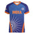 Custom India Cricket Women V-Neck T-Shirt Go Champions Men In Blue LT05 - Wonder Print Shop