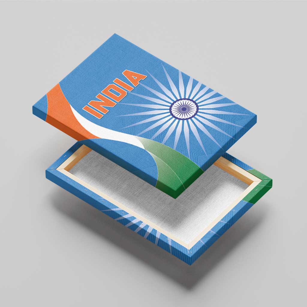 India Cricket Canvas Wall Art Sporty Style LT05 - Wonder Print Shop