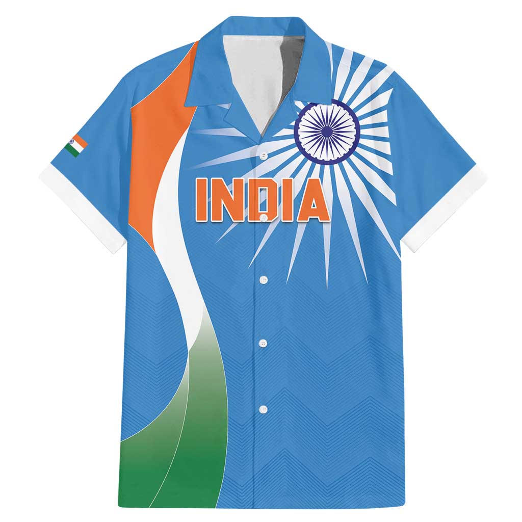 Custom India Cricket Family Matching Mermaid Dress and Hawaiian Shirt Sporty Style LT05 - Wonder Print Shop