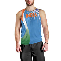 Custom India Cricket Men Tank Top Sporty Style LT05 - Wonder Print Shop