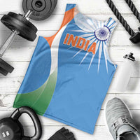 Custom India Cricket Men Tank Top Sporty Style LT05 - Wonder Print Shop