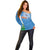 Custom India Cricket Off Shoulder Sweater Sporty Style LT05 - Wonder Print Shop