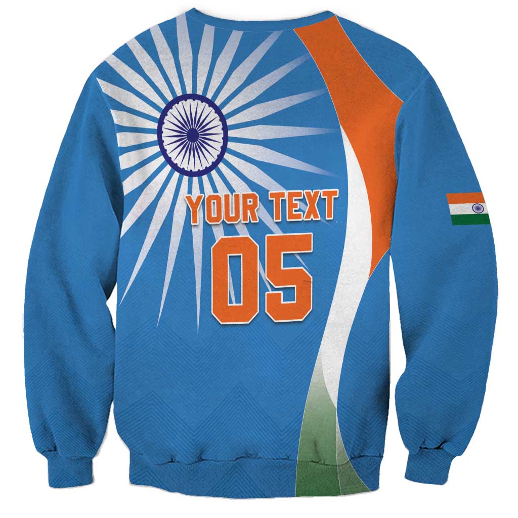 Custom India Cricket Sweatshirt Sporty Style LT05 - Wonder Print Shop