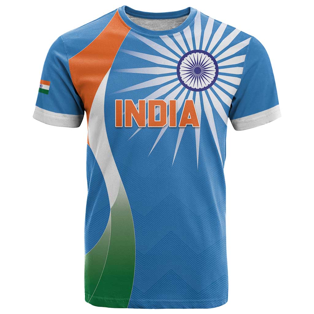 Custom India Cricket T Shirt Sporty Style LT05 - Wonder Print Shop