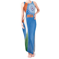 Custom India Cricket Tank Maxi Dress Sporty Style LT05 - Wonder Print Shop