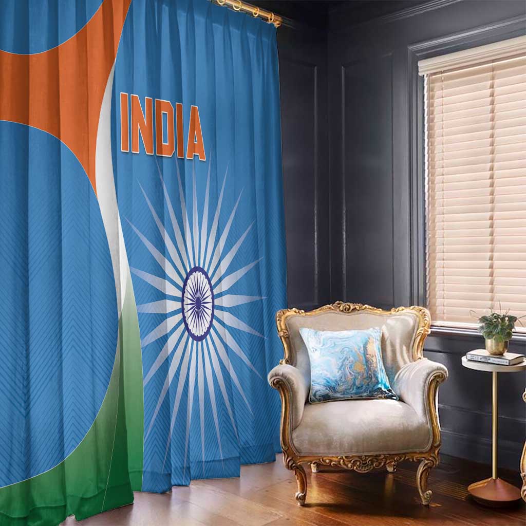 India Cricket Window Curtain Sporty Style LT05 - Wonder Print Shop
