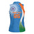 Custom India Cricket Women Sleeveless Polo Shirt Sporty Style LT05 - Wonder Print Shop
