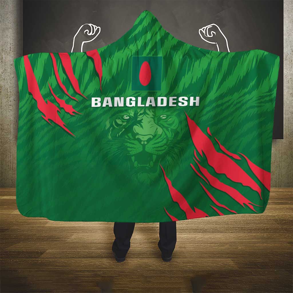 Bangladesh Cricket Hooded Blanket Go Champions The Tigers