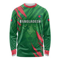 Custom Bangladesh Cricket Long Sleeve Shirt Go Champions The Tigers LT05 - Wonder Print Shop
