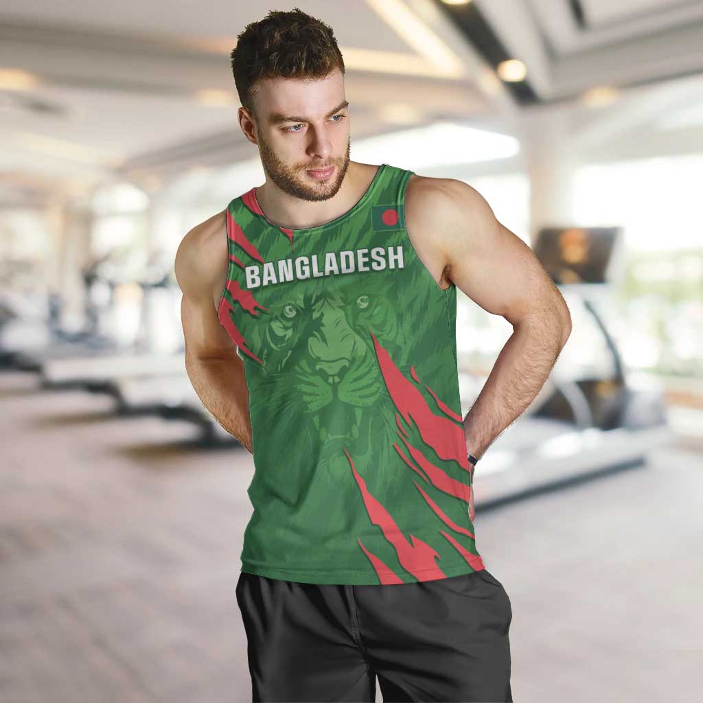 Custom Bangladesh Cricket Men Tank Top Go Champions The Tigers LT05 - Wonder Print Shop