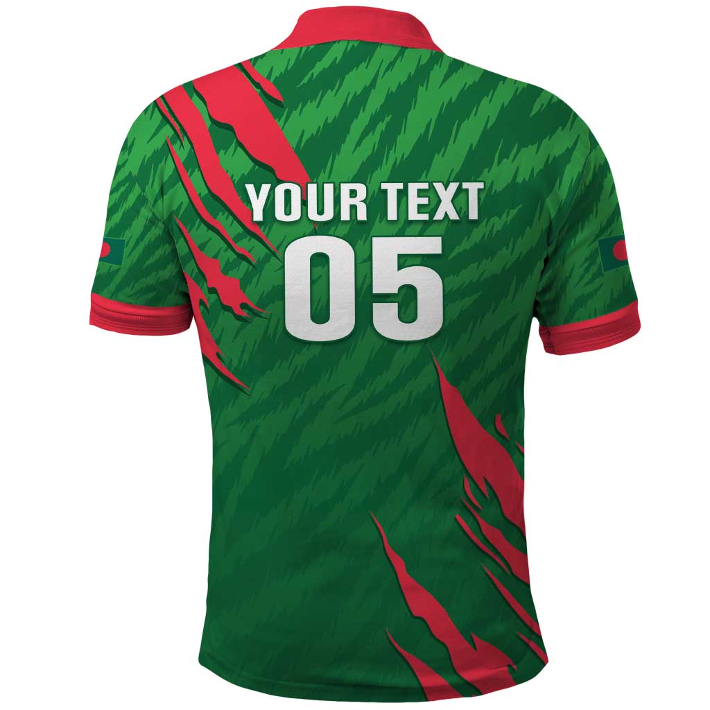 Custom Bangladesh Cricket Polo Shirt Go Champions The Tigers LT05 - Wonder Print Shop