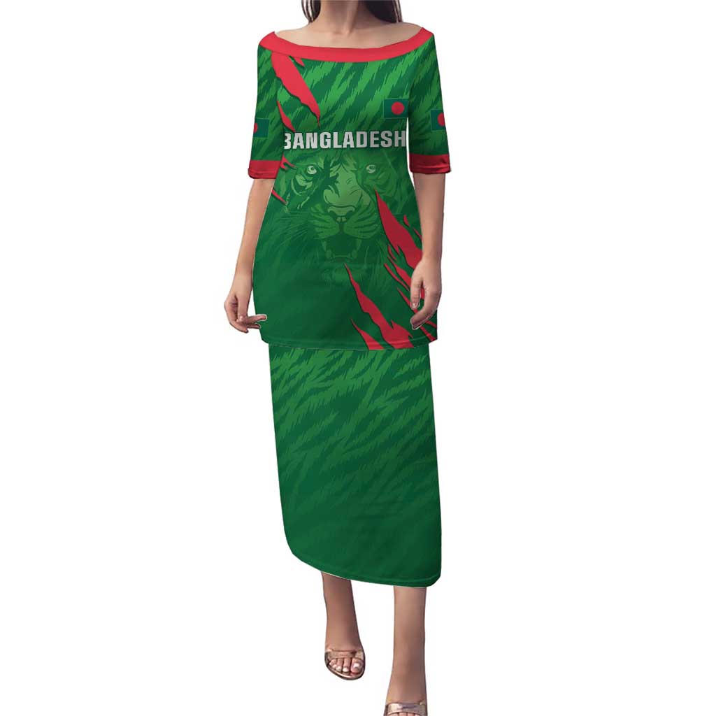 Custom Bangladesh Cricket Puletasi Go Champions The Tigers LT05 - Wonder Print Shop
