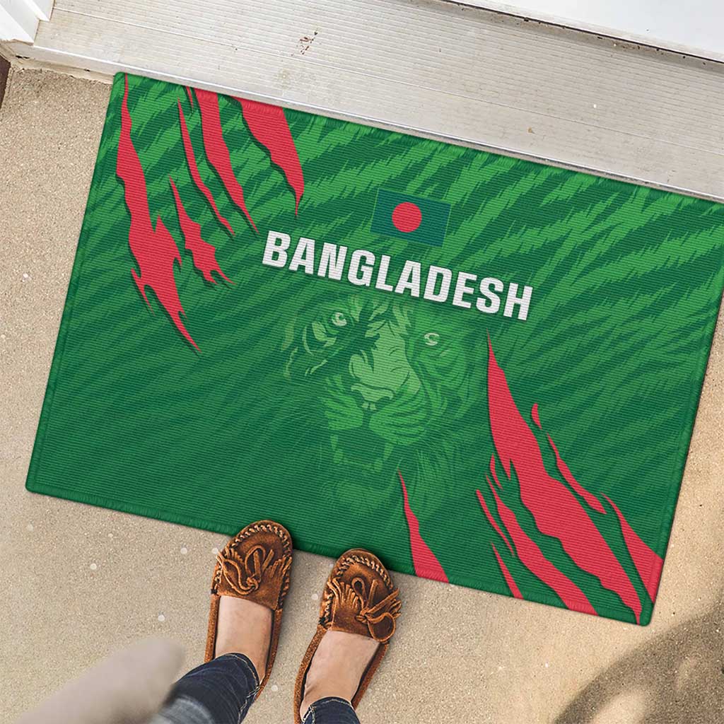 Bangladesh Cricket Rubber Doormat Go Champions The Tigers LT05 - Wonder Print Shop