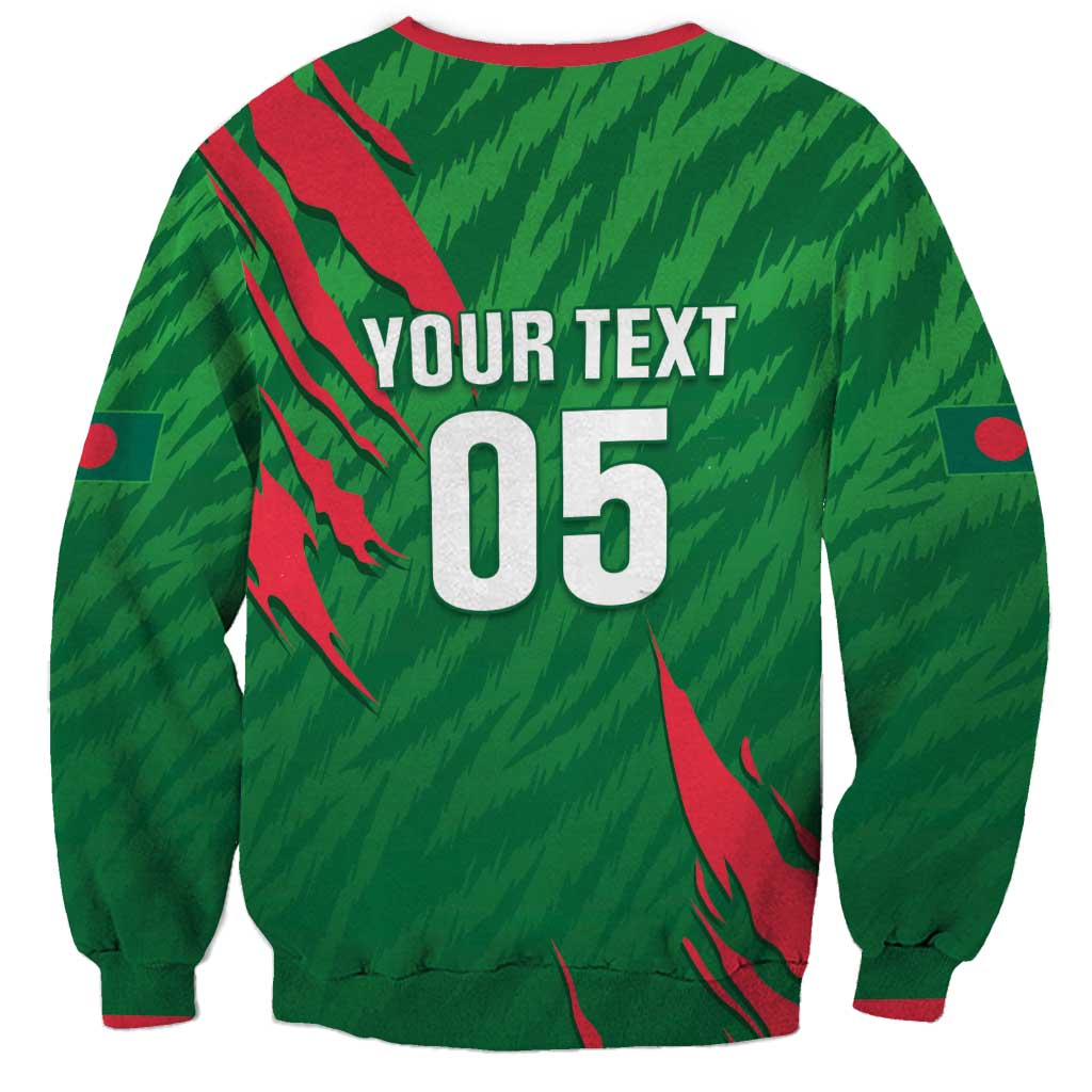 Custom Bangladesh Cricket Sweatshirt Go Champions The Tigers LT05 - Wonder Print Shop