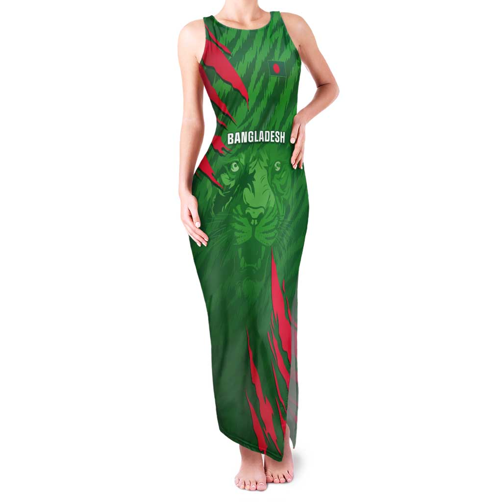 Custom Bangladesh Cricket Tank Maxi Dress Go Champions The Tigers LT05 - Wonder Print Shop
