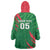 Custom Bangladesh Cricket Wearable Blanket Hoodie Go Champions The Tigers LT05 - Wonder Print Shop