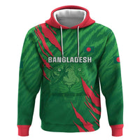 Custom Bangladesh Cricket Zip Hoodie Go Champions The Tigers LT05 - Wonder Print Shop