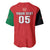 Custom Afghanistan Cricket Baseball Jersey Flag Style LT05 - Wonder Print Shop