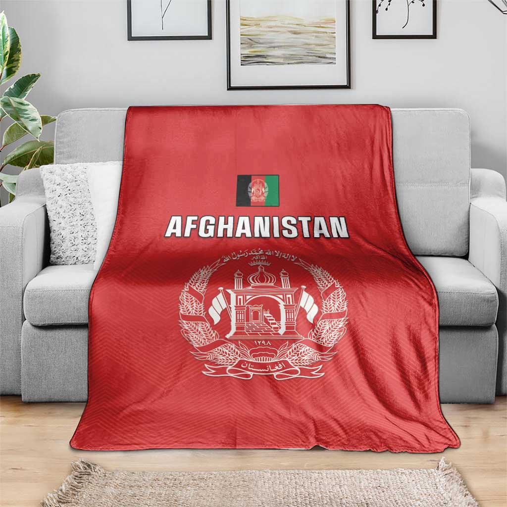 Afghanistan Cricket Blanket Flag Style