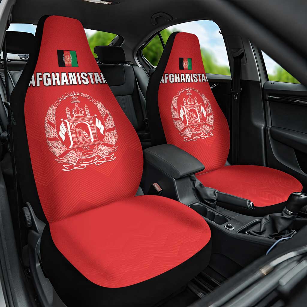 Afghanistan Cricket Car Seat Cover Flag Style LT05 - Wonder Print Shop