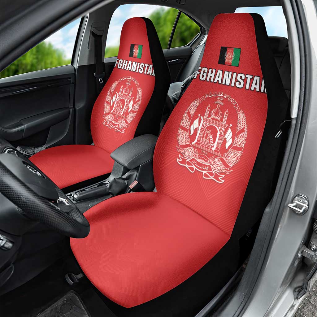 Afghanistan Cricket Car Seat Cover Flag Style LT05 - Wonder Print Shop