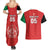 Custom Afghanistan Cricket Couples Matching Summer Maxi Dress and Hawaiian Shirt Flag Style LT05 - Wonder Print Shop
