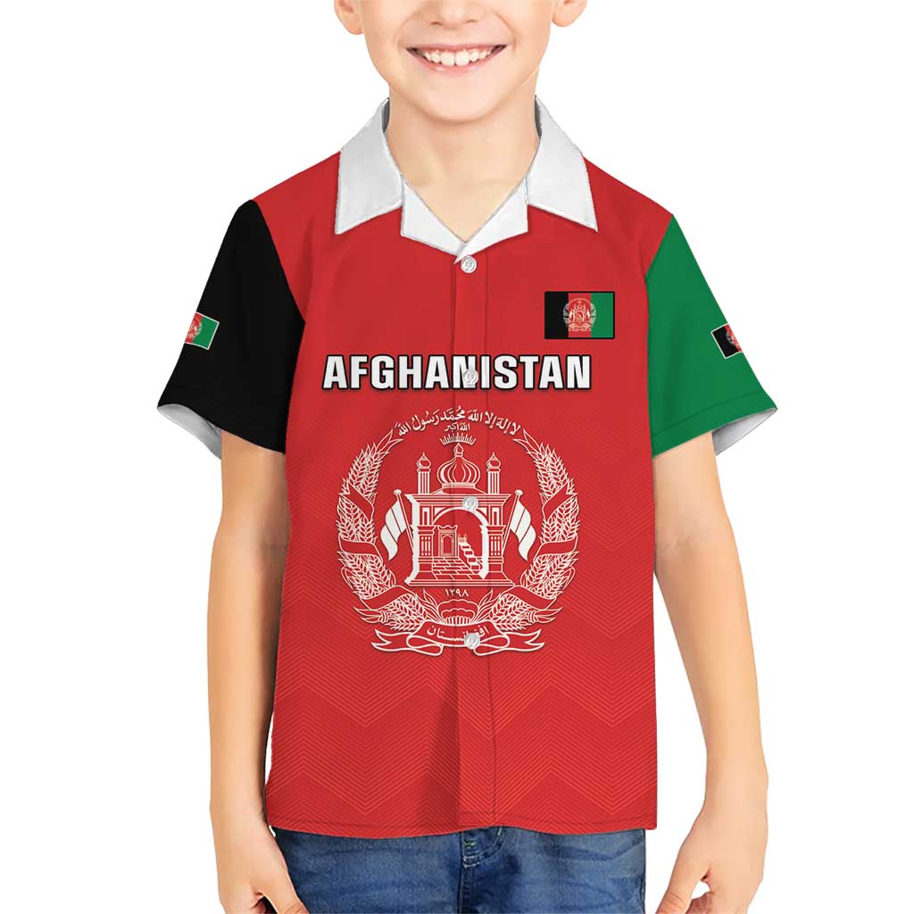 Custom Afghanistan Cricket Family Matching Short Sleeve Bodycon Dress and Hawaiian Shirt Flag Style LT05 - Wonder Print Shop