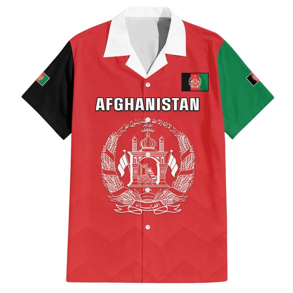 Custom Afghanistan Cricket Hawaiian Shirt Flag Style LT05 - Wonder Print Shop