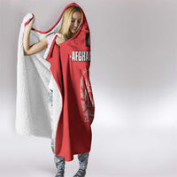 Afghanistan Cricket Hooded Blanket Flag Style
